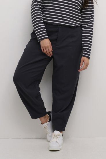 Kaffe Curve Merla Bukser Svart (Oyster) - Jeans & Bukser i Store Størrelser – Plus Size - 