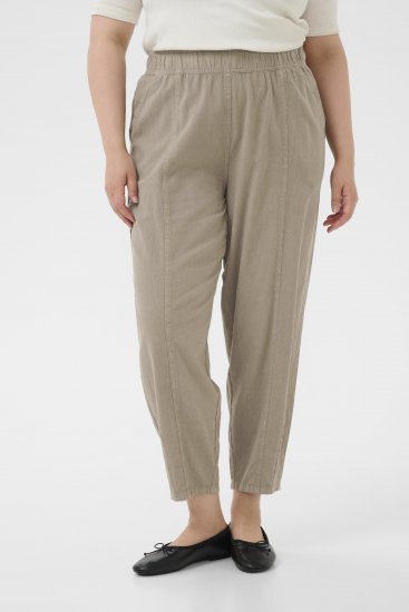 Kaffe Curve Nana Barrel Pants Brindle - Stoffbukser - 