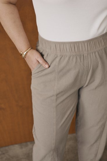 Kaffe Curve Nana Barrel Pants Brindle - Stoffbukser - 