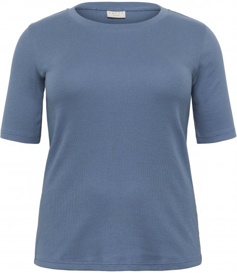 Kaffe Curve Carina T-Shirt Blue - T-skjorter - 