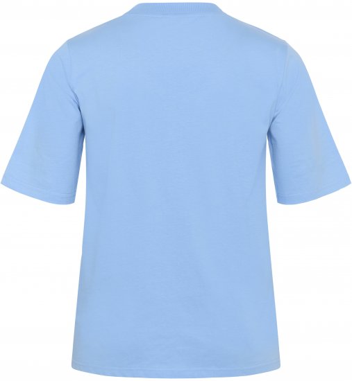 Kaffe Curve Frey T-Shirt Vista Blue - T-skjorter - 