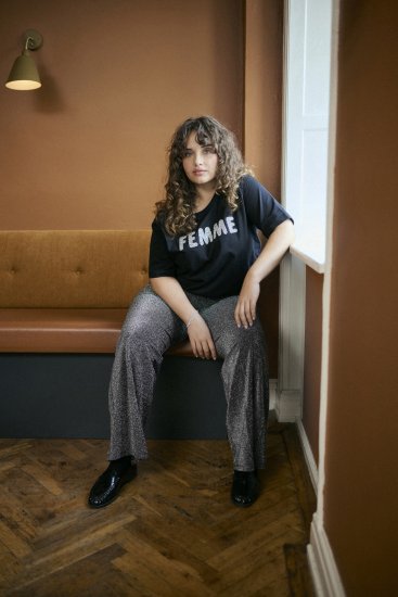 Kaffe Curve Ariana T-Shirt Black - T-skjorter - 