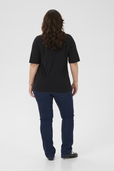 Kaffe Curve Phoelina T-Shirt Black - T-skjorter - 