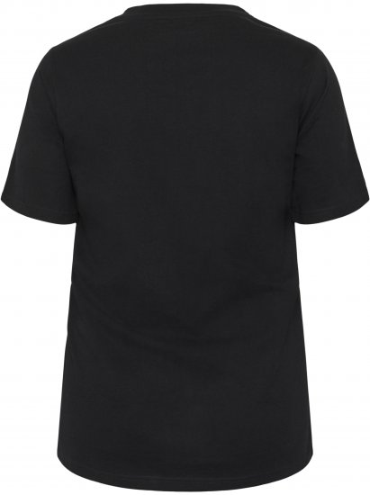 Kaffe Curve Lucie T-Shirt Black - T-skjorter - 