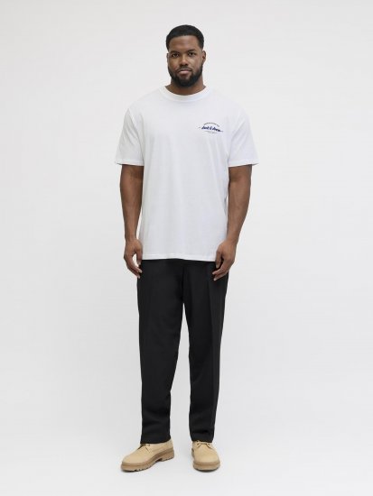 Jack & Jones Brandon T-skjorte Hvit - T-skjorter - Store T-skjorter - 2XL-14XL