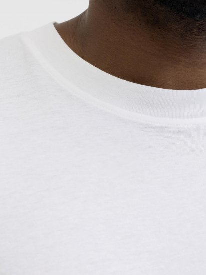Jack & Jones Brandon T-skjorte Hvit - T-skjorter - Store T-skjorter - 2XL-14XL