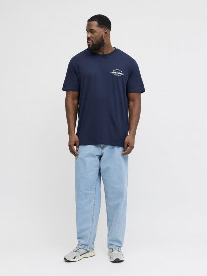 Jack & Jones Brandon T-skjorte Blå - T-skjorter - Store T-skjorter - 2XL-14XL