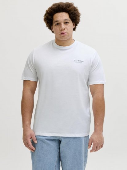 Jack & Jones Archive T-skjorte Hvit - T-skjorter - Store T-skjorter - 2XL-14XL