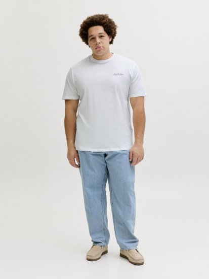Jack & Jones Archive T-skjorte Hvit - T-skjorter - Store T-skjorter - 2XL-14XL