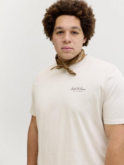 Jack & Jones Archive T-skjorte Grå - T-skjorter - Store T-skjorter - 2XL-14XL