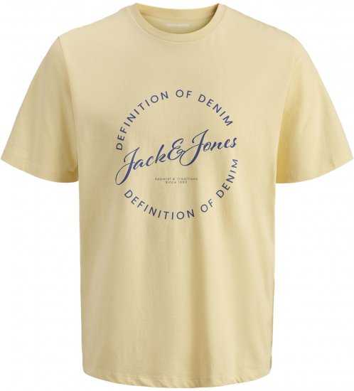 Jack & Jones Grayson T-skjorte Gul - T-skjorter - Store T-skjorter - 2XL-14XL