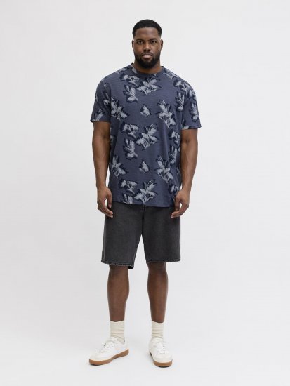 Jack & Jones Montauk T-Shirt Blue - T-skjorter - Store T-skjorter - 2XL-14XL