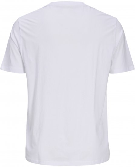 Jack & Jones Blaneo Short Sleeve T-Shirt White - T-skjorter - Store T-skjorter - 2XL-14XL