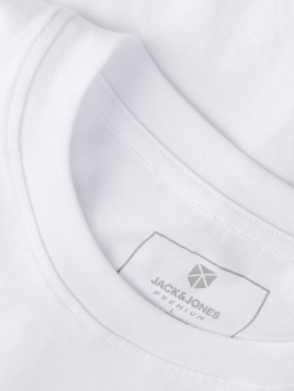 Jack & Jones Blaneo Short Sleeve T-Shirt White - T-skjorter - Store T-skjorter - 2XL-14XL