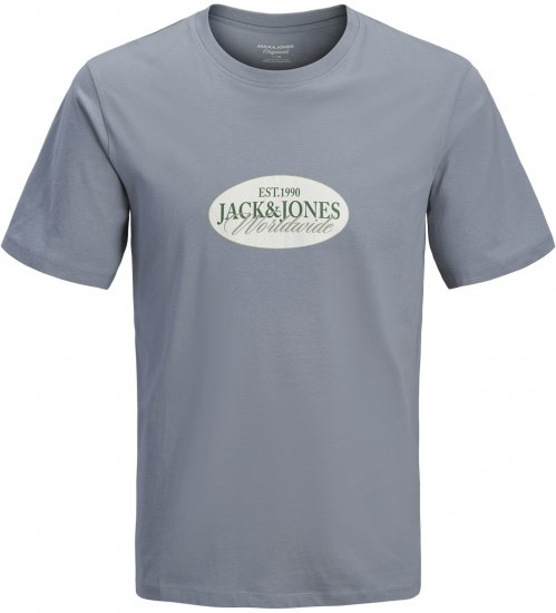 Jack & Jones Catskills Worldwide T-skjorte Blå - T-skjorter - Store T-skjorter - 2XL-14XL