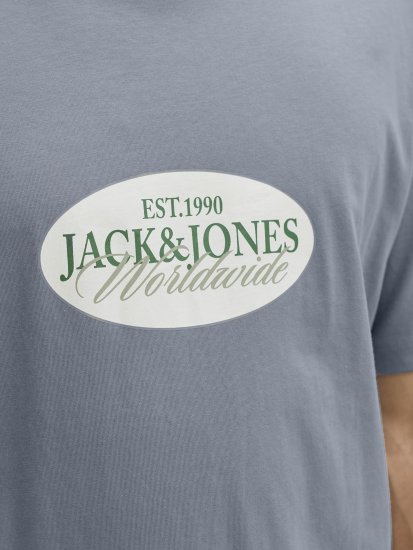 Jack & Jones Catskills Worldwide T-skjorte Blå - T-skjorter - Store T-skjorter - 2XL-14XL