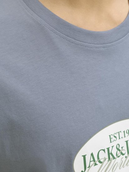 Jack & Jones Catskills Worldwide T-skjorte Blå - T-skjorter - Store T-skjorter - 2XL-14XL
