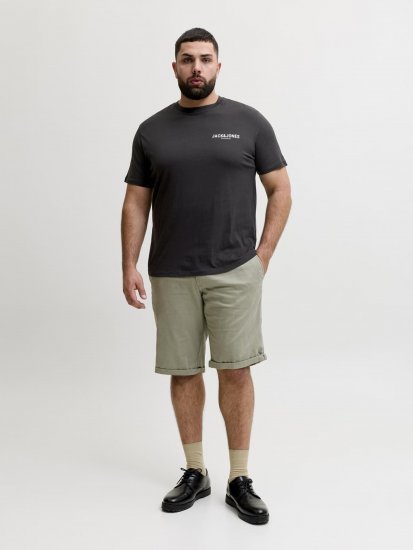 Jack & Jones Oscar T-Shirt Black - T-skjorter med trykk i store størrelser - T-skjorter med trykk i store størrelser