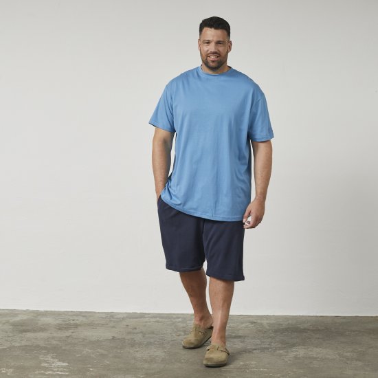 North Latitude 61010 US T-Skjorte Blå - T-skjorter - Store T-skjorter - 2XL-14XL