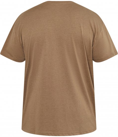 North Latitude 61315 T-Skjorte med Trykk Kamelbrun - T-skjorter - Store T-skjorter - 2XL-14XL
