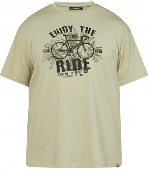 North Latitude 61315 T-Skjorte med Trykk Lysegrønn - T-skjorter - Store T-skjorter - 2XL-14XL