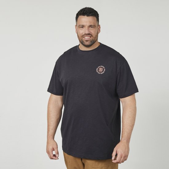 North Latitude 61316 T-Skjorte med Trykk Svart - T-skjorter - Store T-skjorter - 2XL-14XL