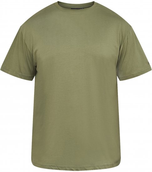 North Latitude 61320 T-Skjorte med Ryggtrykk Olivengrønn - T-skjorter - Store T-skjorter - 2XL-14XL