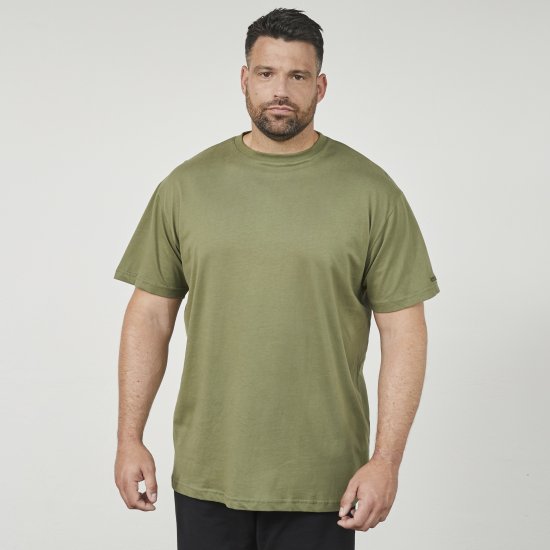 North Latitude 61320 T-Skjorte med Ryggtrykk Olivengrønn - T-skjorter - Store T-skjorter - 2XL-14XL