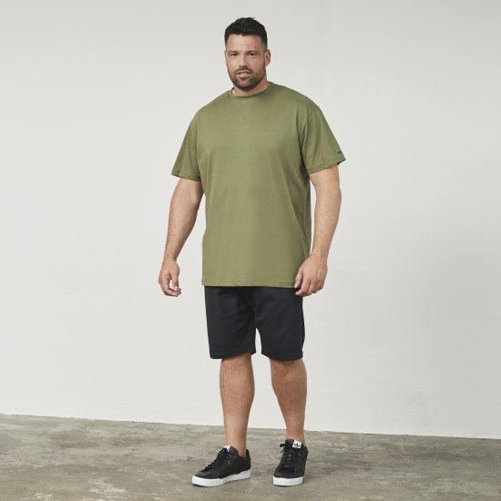 North Latitude 61320 T-Skjorte med Ryggtrykk Olivengrønn - T-skjorter - Store T-skjorter - 2XL-14XL