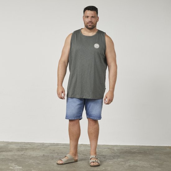 North Latitude 61323 Singlet Mørkgrønn - T-skjorter - Store T-skjorter - 2XL-14XL