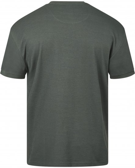 North Latitude 61324 Strukturert T-Skjorte Mørkgrønn - T-skjorter - Store T-skjorter - 2XL-14XL