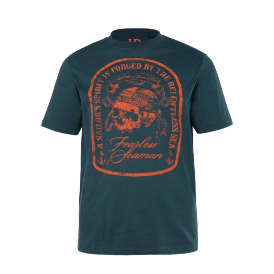 JP1880 T-Shirt Fearless Seaman Blue - T-skjorter - Store T-skjorter - 2XL-14XL