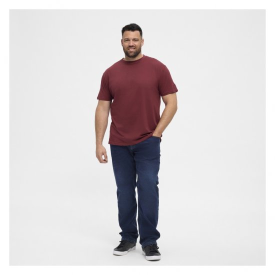 North Latitude T-Shirt O-Neck Bordeaux - T-skjorter - Store T-skjorter - 2XL-14XL