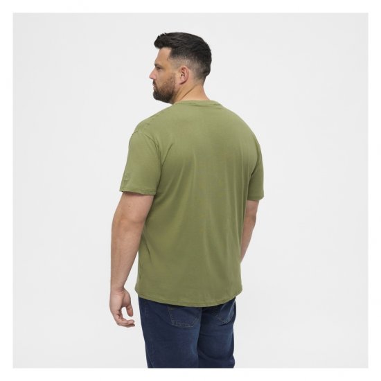 North Latitude T-Shirt O-Neck Olive Green - T-skjorter - Store T-skjorter - 2XL-14XL