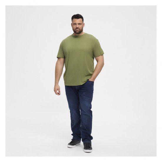 North Latitude T-Shirt O-Neck Olive Green - T-skjorter - Store T-skjorter - 2XL-14XL