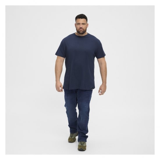 North Latitude Denim 2-Pack T-Shirt Navy Blue - T-skjorter - Store T-skjorter - 2XL-14XL
