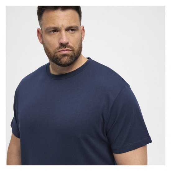 North Latitude Denim 2-Pack T-Shirt Navy Blue - T-skjorter - Store T-skjorter - 2XL-14XL