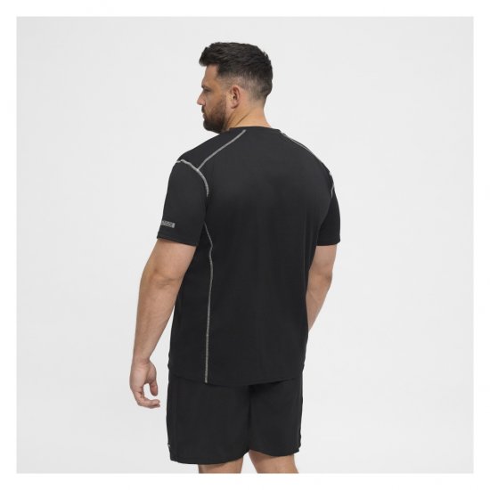 North Latitude Sport Tech T-Shirt Black - T-skjorter - Store T-skjorter - 2XL-14XL