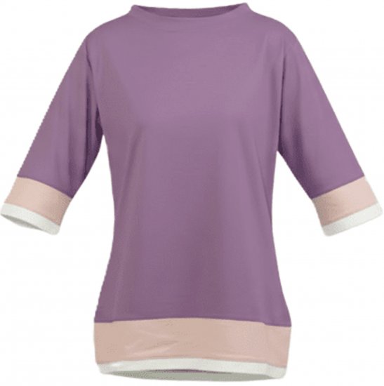 Nora Mikken ANNELI T-Shirt Purple - T-skjorter - 