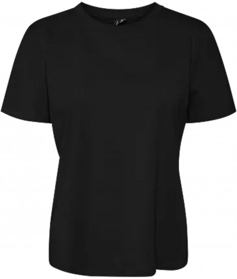 Vero Moda Paulina T-Shirt Black - T-skjorter - 