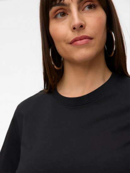 Vero Moda Paulina T-Shirt Black - T-skjorter - 