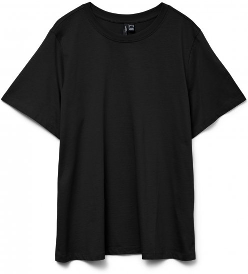 Vero Moda Paulina T-Shirt Black - T-skjorter - 