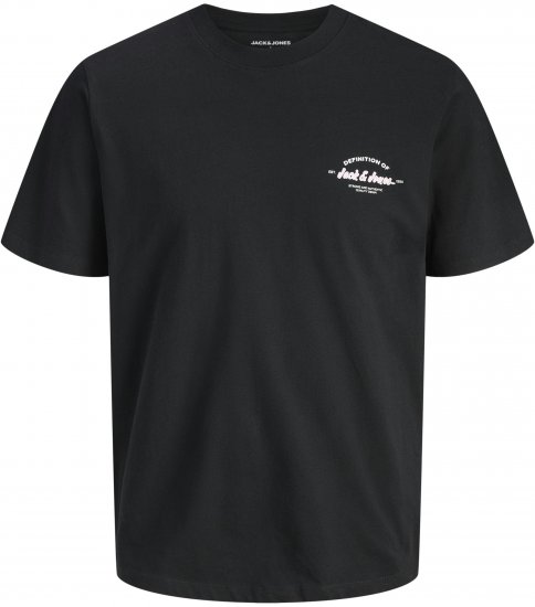Jack & Jones Brandon T-skjorte Svart - T-skjorter - Store T-skjorter - 2XL-14XL