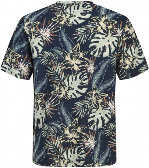Jack & Jones Honolulu T-Shirt Navy - T-skjorter - Store T-skjorter - 2XL-14XL