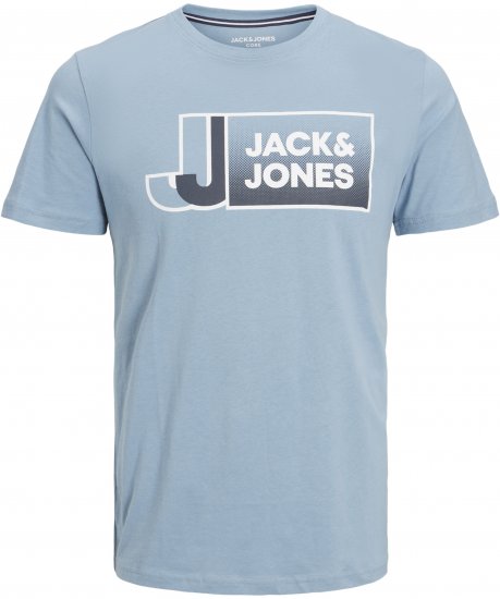 Jack & Jones Logan T-Shirt Turquoise - T-skjorter - Store T-skjorter - 2XL-14XL