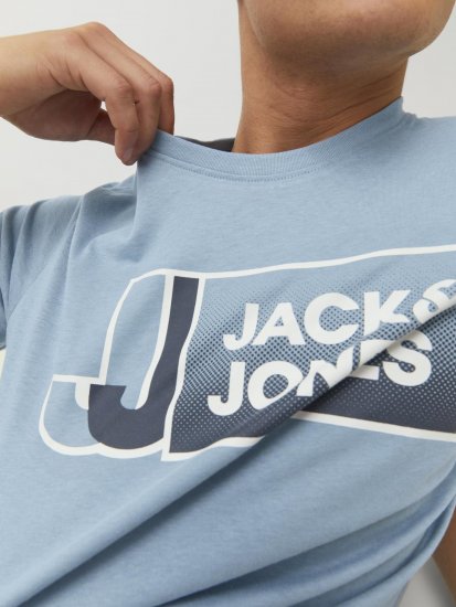 Jack & Jones Logan T-Shirt Turquoise - T-skjorter - Store T-skjorter - 2XL-14XL