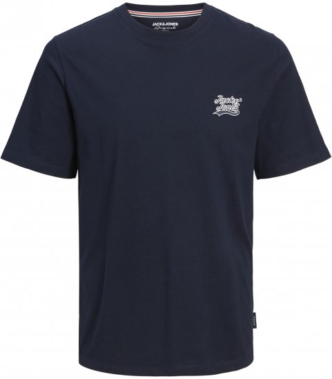 Jack & Jones Trevor T-Shirt Navy - T-skjorter - Store T-skjorter - 2XL-14XL