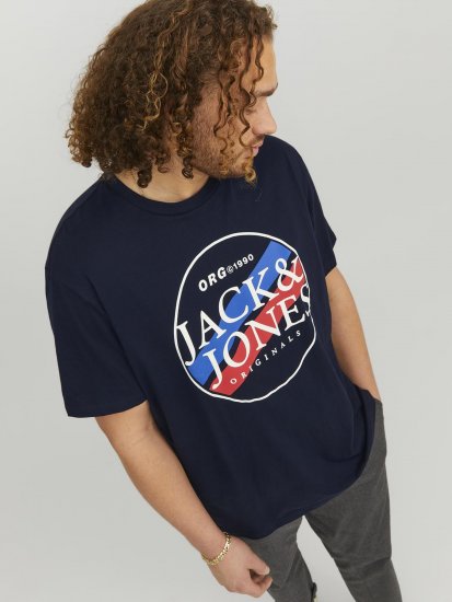 Jack & Jones Codyy T-Shirt Navy - T-skjorter - Store T-skjorter - 2XL-14XL