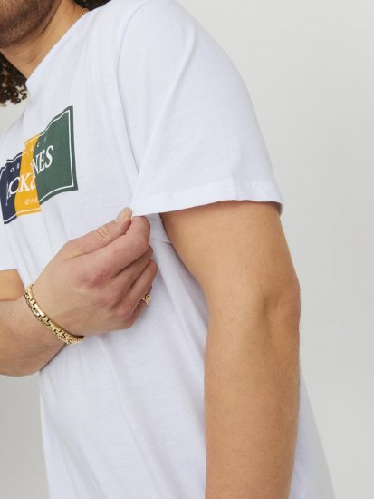 Jack & Jones Codyy T-Shirt White - T-skjorter - Store T-skjorter - 2XL-14XL