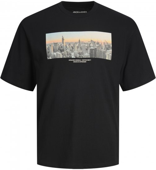 Jack & Jones Copenhagen Photo T-Shirt Black - T-skjorter - Store T-skjorter - 2XL-14XL